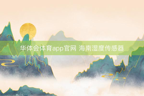 华体会体育app官网 海南湿度传感器